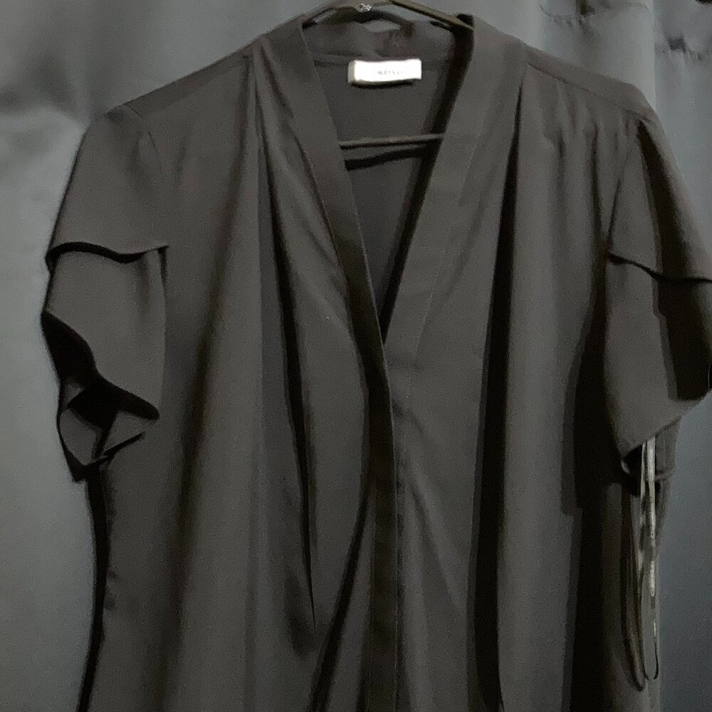 Calvin Klein V Neck Black Shirt